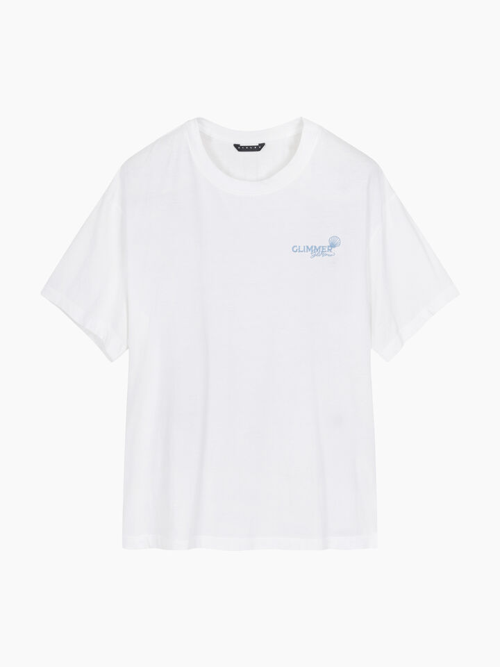 T-SHIRT - sisley k short sleeve t-shirt - Creamy White | Sisley K image number 1